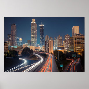 Atlanta SkyLine Poster