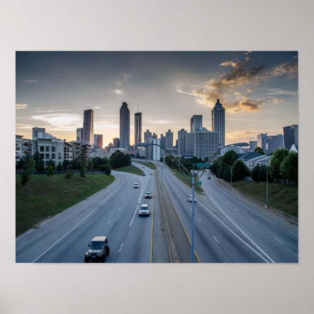Atlanta Skyline Poster (Front)