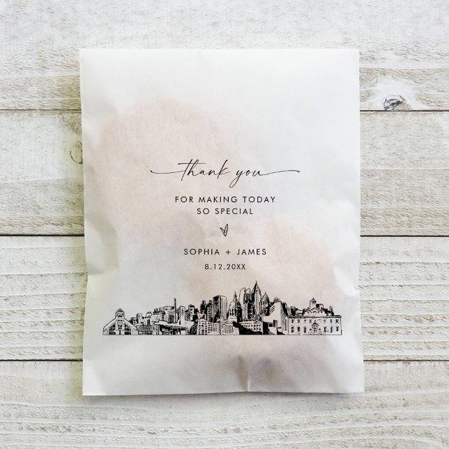 Atlanta Skyline Wedding Thank You Favour Bags (Creator Uploaded)