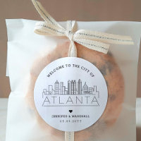 Atlanta Skyline | Wedding Welcome Favour