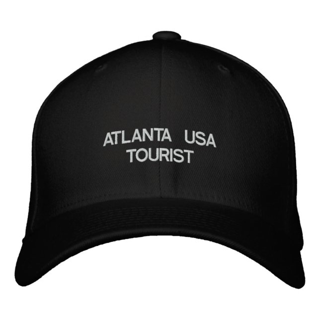 ATLANTA USA TOURIST EMBROIDERED HAT (Front)