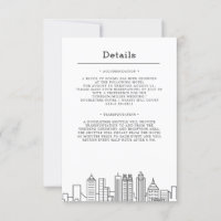 Atlanta Wedding | Guest Details