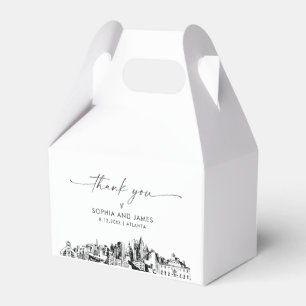 Atlanta Wedding Personalized Favour Box