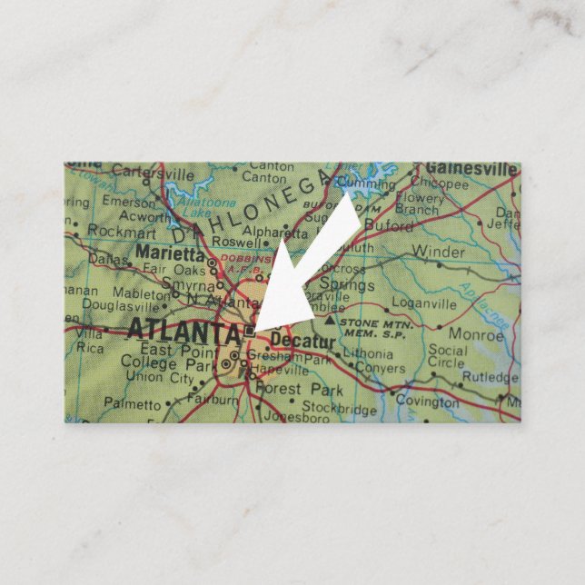 atlanta We've Moved New Address Card (Front)