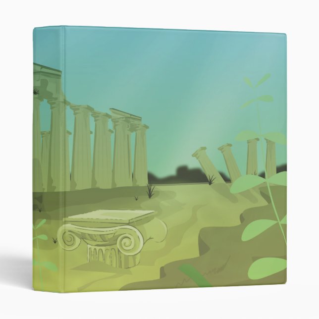 Atlantas cartoon landscape binder (Front/Spine)