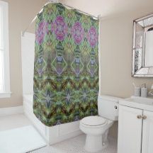 atlantean garden Shower Curtain