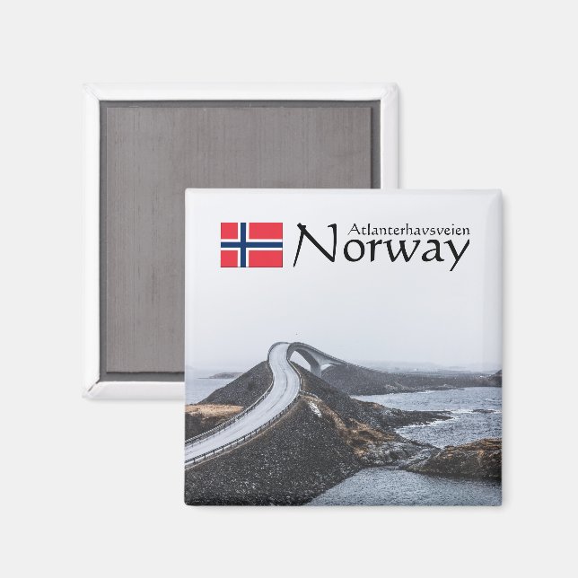 Atlanterhavsveien Souvenir Magnet (Front/Back)