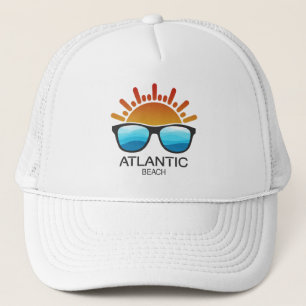 Atlantic Beach North Carolina Sunglasses Trucker Hat