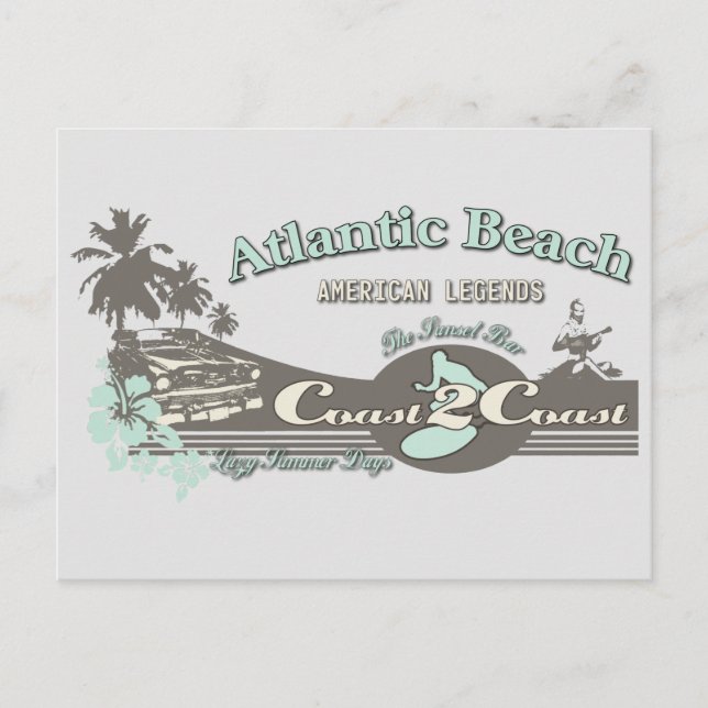 Atlantic Beach Travel North Carolina Postcard (Front)