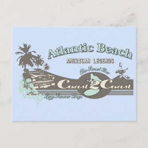 Atlantic Beach Travel North Carolina Postcard
