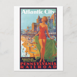 Atlantic City America's All Year Resort Postcard