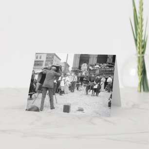 Atlantic City Beach, 1890s Card