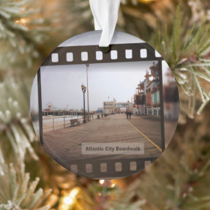 Atlantic City Beach Boardwalk sur film