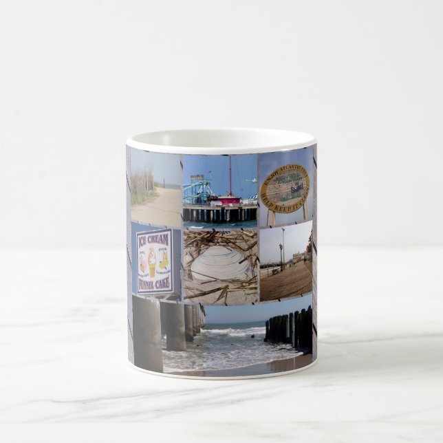 Atlantic City Beach Coffee Mug (Center)