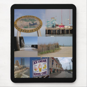 Atlantic City Boardwalk Mousepad