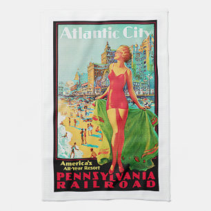Atlantic City Kitchen Towel