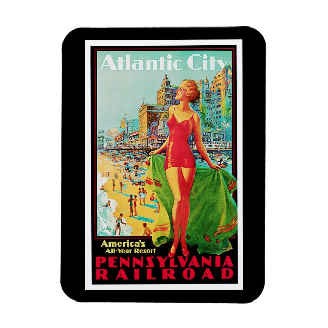 Atlantic City Magnet (Vertical)