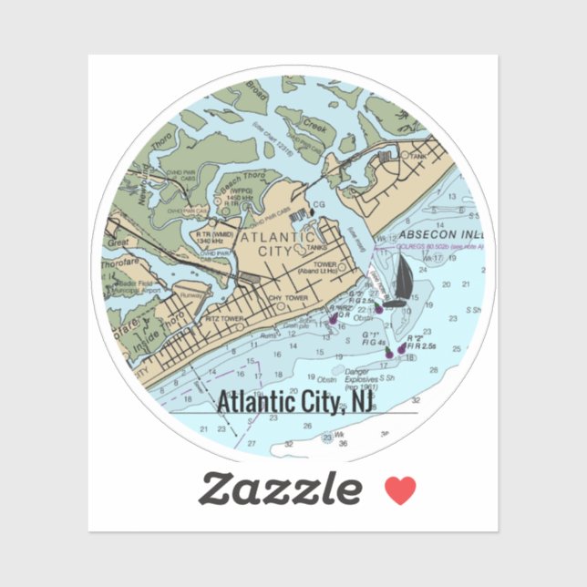 Atlantic City New Jersey Chart (Sheet)