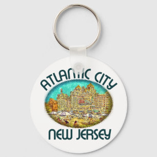 Atlantic City, New Jersey Keychain