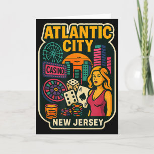 Atlantic City New Jersey Vacation Casino Gaming Ga Card