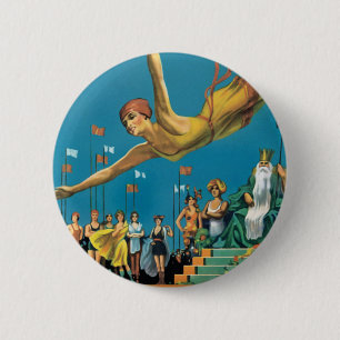 Atlantic City Pageant 2 Inch Round Button