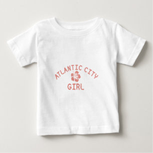 Atlantic City Pink Girl Baby T-Shirt