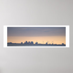 Atlantic City Sunset Photo Poster