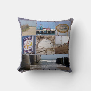 Atlantic City Throw Pillow