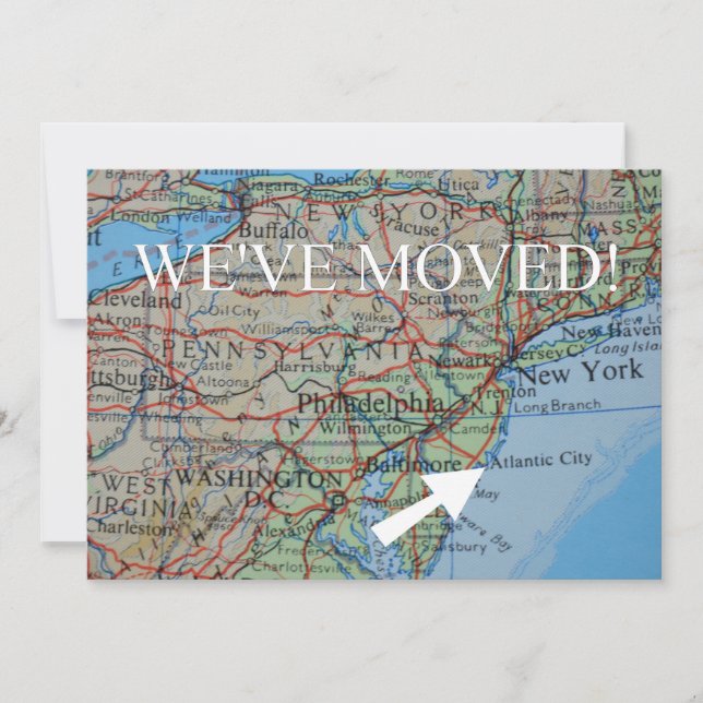 Atlantic City We've Moved New Address Announcement (Front)