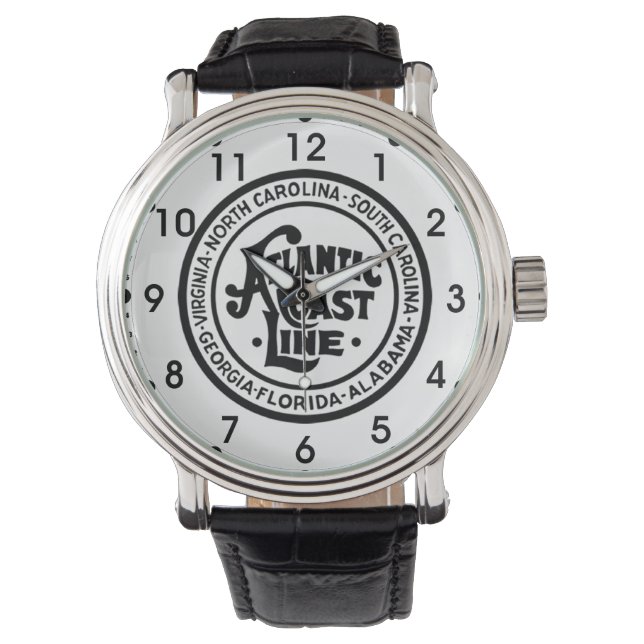 Atlantic Coast Line Railroad Logo Watch (Front)