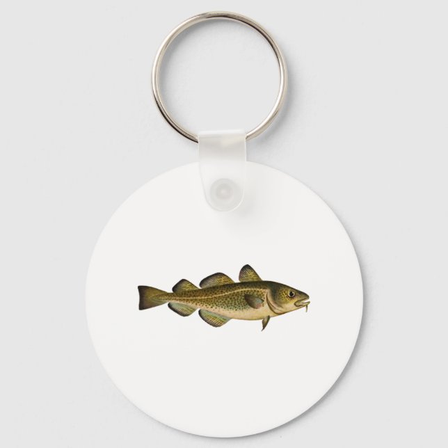 Atlantic Cod Keychain (Front)