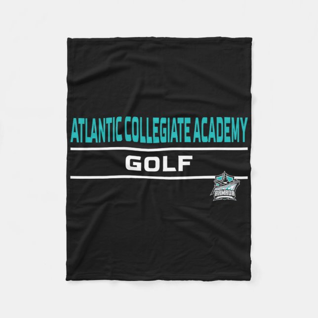 Atlantic Collegiate Academy Armada Golf  Fleece Blanket (Front)