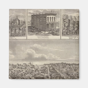 Atlantic, Iowa farms & bldgs Magnet