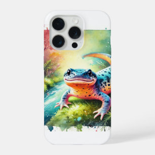 Atlantic Newt in Watercolor 170624AREF111 - Waterc iPhone 15 Pro Case
