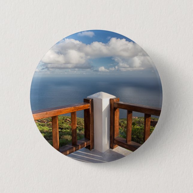 Atlantic Ocean 2 Inch Round Button (Front)