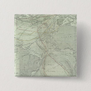 Atlantic Ocean 2 Inch Square Button