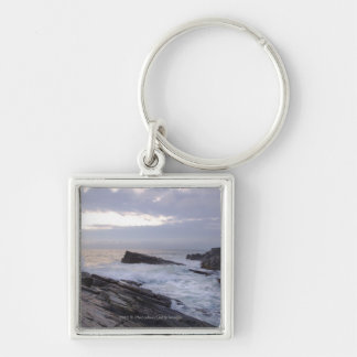 Atlantic Ocean at Sunrise in Maine Keychain