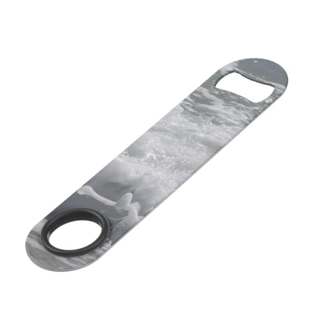 Atlantic Ocean Bottle Opener Bar Key (Front Angled)