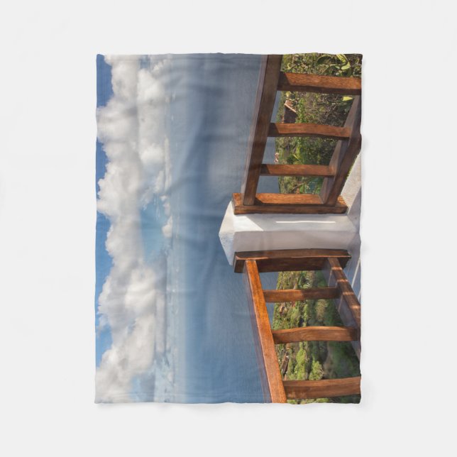 Atlantic Ocean Fleece Blanket (Front)