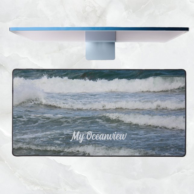 Atlantic Ocean Waves Photographic Desk Mat (Creator Uploaded)