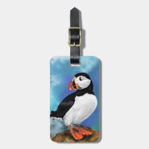 Atlantic Puffin Bird Luggage Tag
