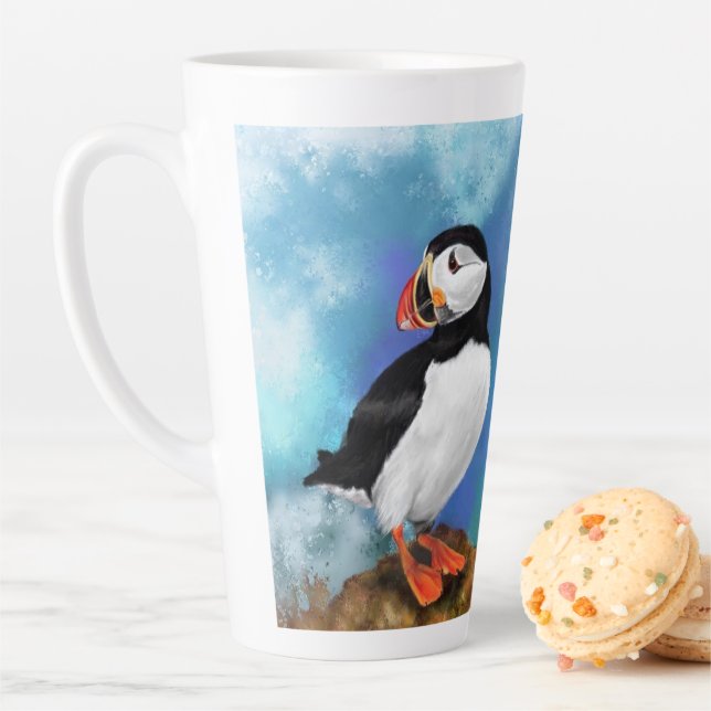 Atlantic Puffin Bird Mug - Clown Beak (In Situ)