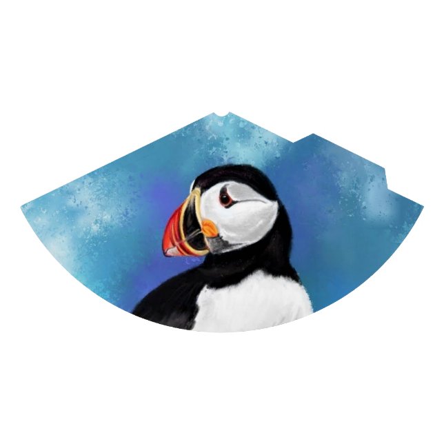 Atlantic Puffin Bird Paper Party Hat (Front)