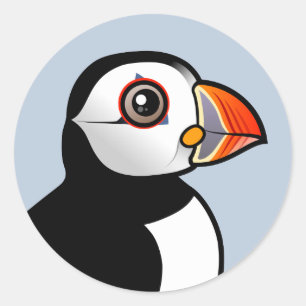 Atlantic Puffin Classic Round Sticker