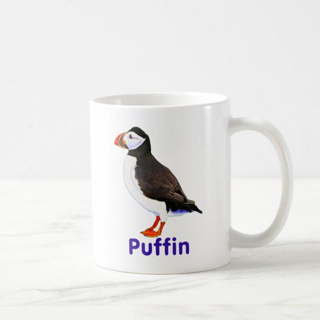 Atlantic Puffin Coffee Mug (Right)