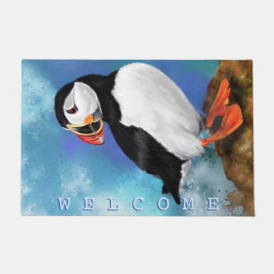 Atlantic Puffin Doormat