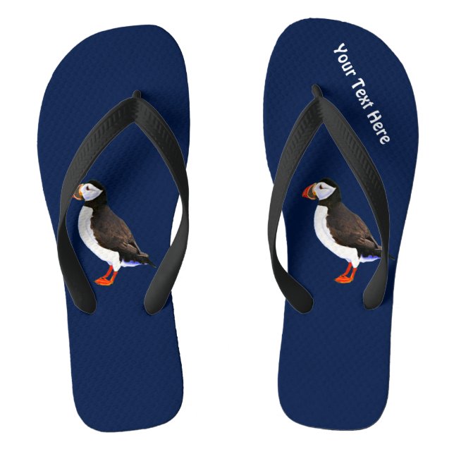 Atlantic Puffin Flip Flops (Footbed)