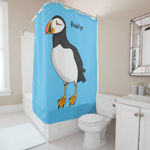 Atlantic puffin illustration