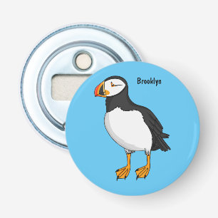 Atlantic puffin illustration bottle opener