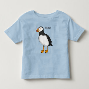 Atlantic puffin illustration toddler t-shirt